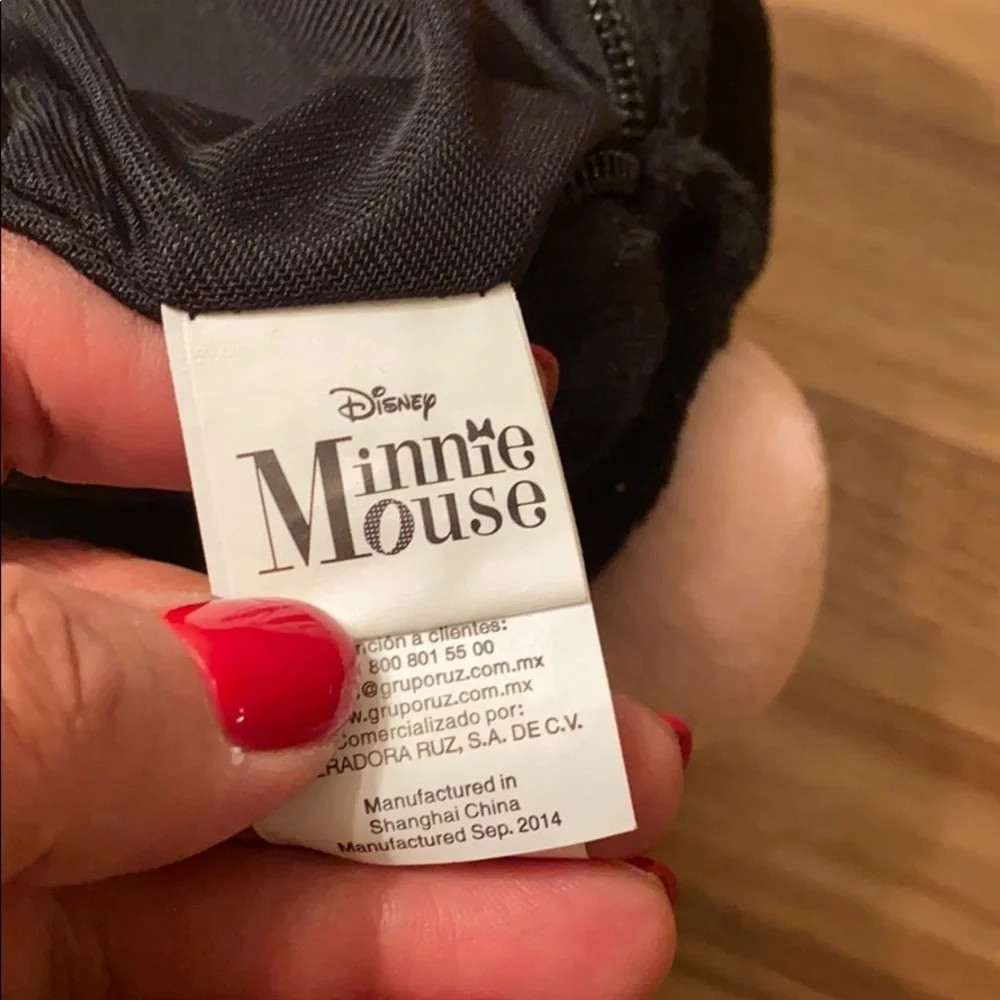 DISNEY Minnie Mouse plush handbag/ purse